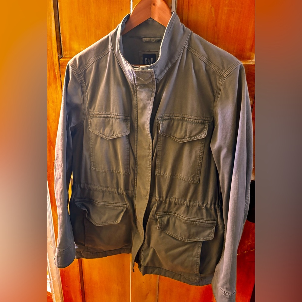 GAP Khaki Green Womens Utility Jacket